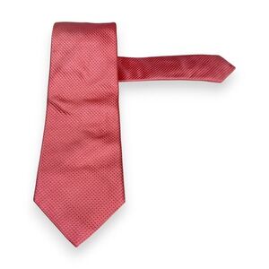PINK Thomas Pink Leeds Mens Woven Silk Tie Textured 3.5 x 56 Made in England NWT